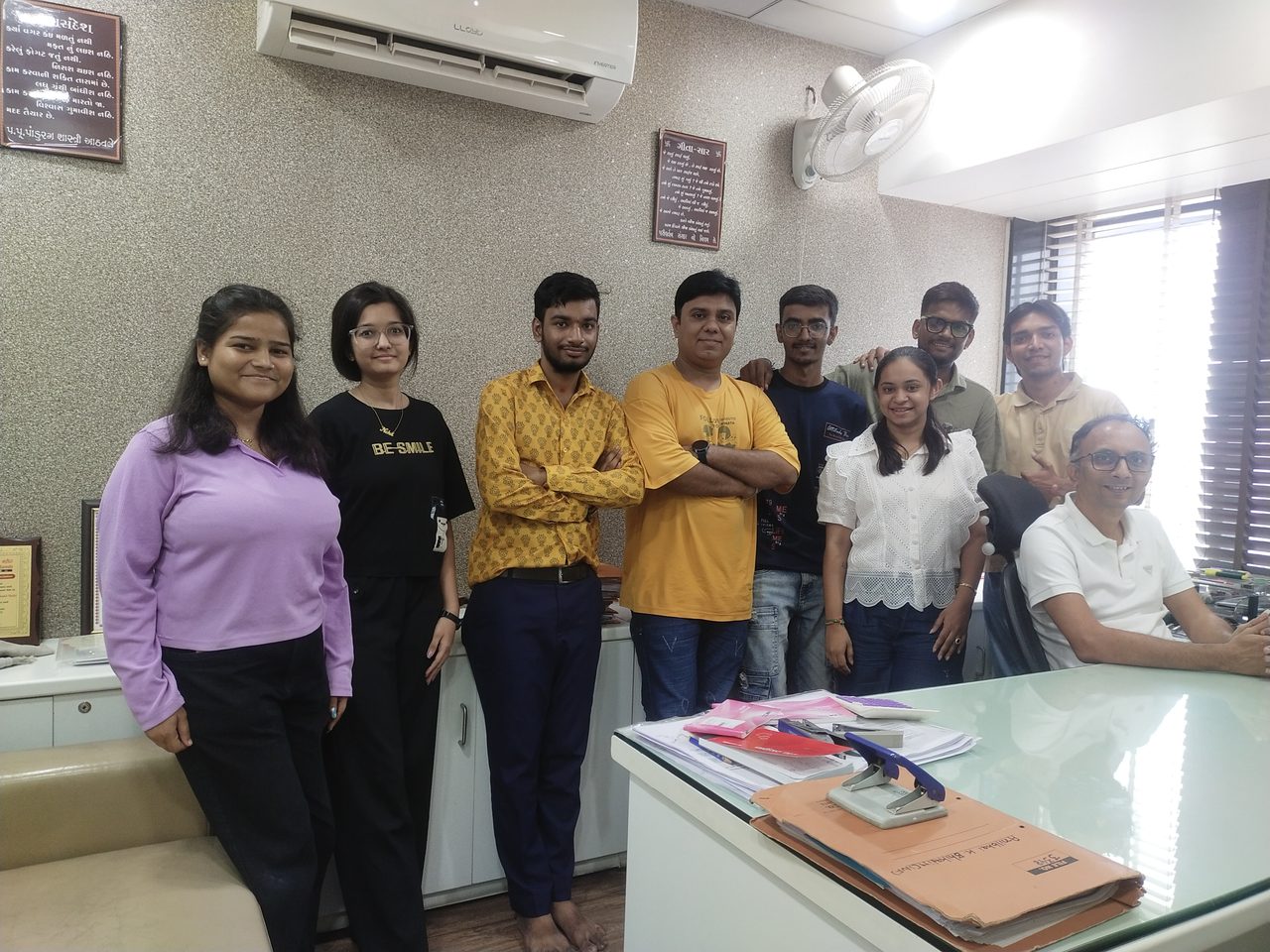 રિંગ રોડ, સુરત ખાતે Ankit Shah and Co. ની ટીમ
